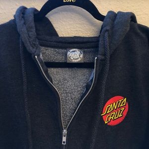 Santa Cruz Zip-Up Hoodie